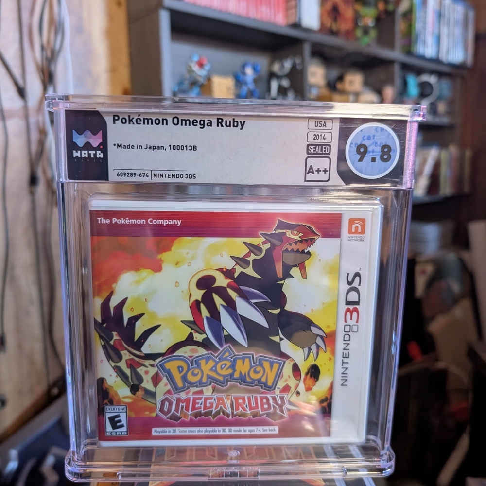 Nintendo Pokémon WATA GRADED 9.8 Omega Ruby 3DS Game - MAKE OFFER!
